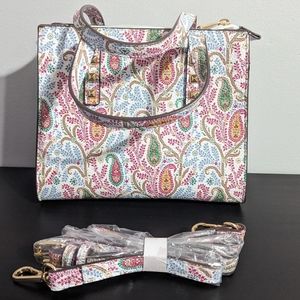 NWOT Carlos Paisley Bag